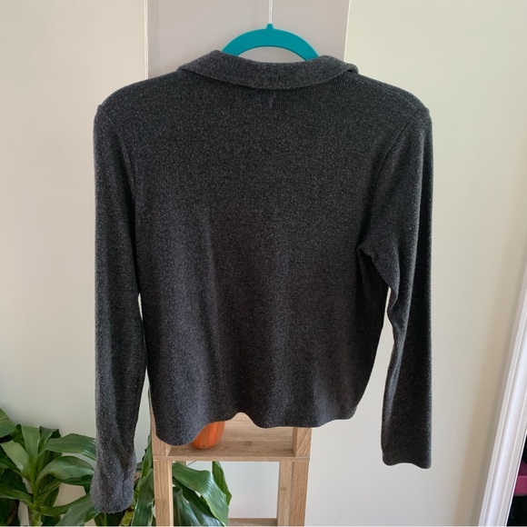 Madewell button up cardigan, grey, XS, fair used condition - Picture 4 of 7